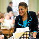 Then-California state Assembly Speaker Karen Bass in Sacramento, Calif., on July 24, 2009 (Max Whittaker/Getty Images)